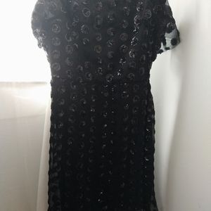 Black evening dress